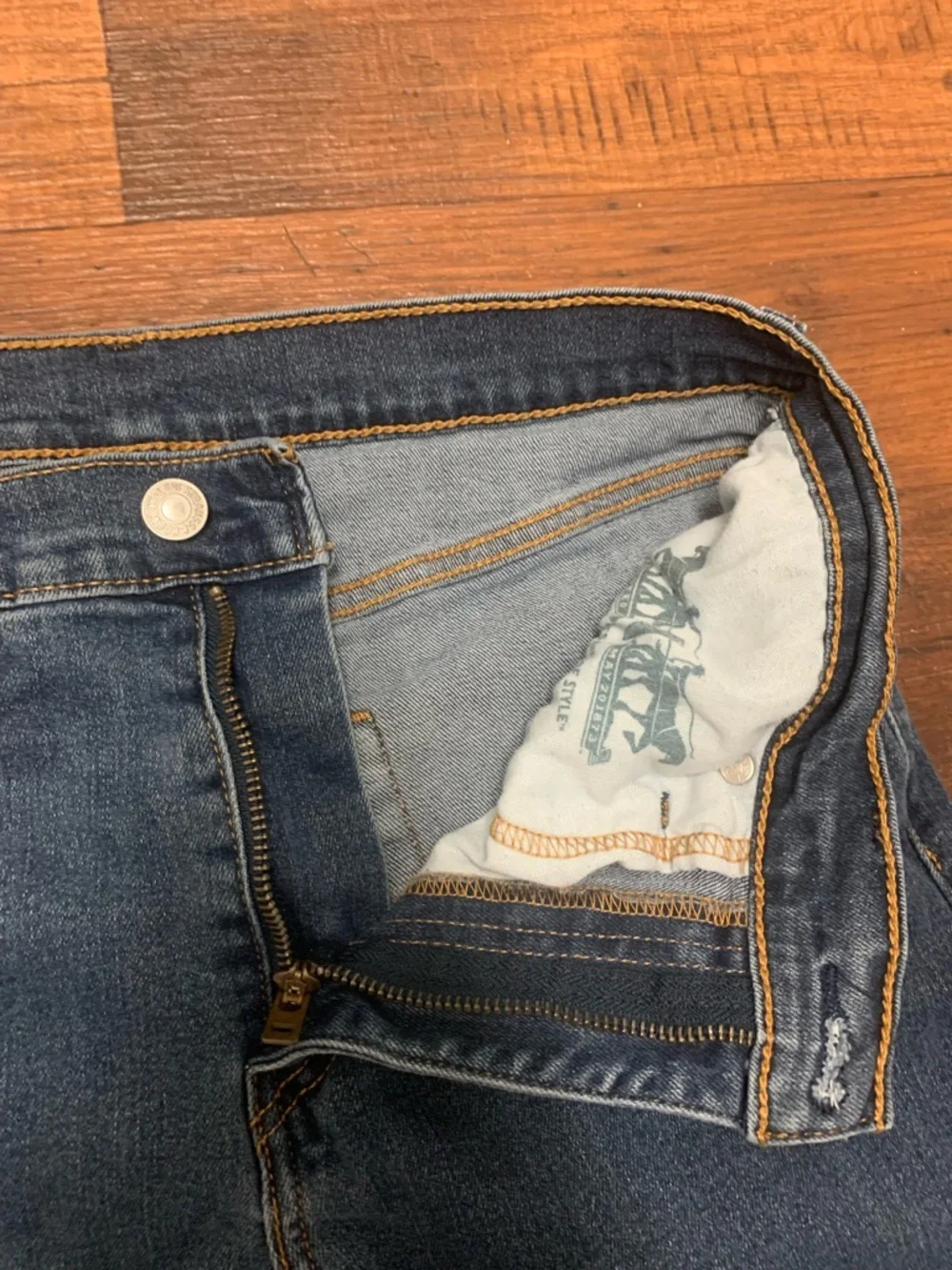 Men's Levi's 502 Taper Distressed Jeans 30x30 Cotton Blend